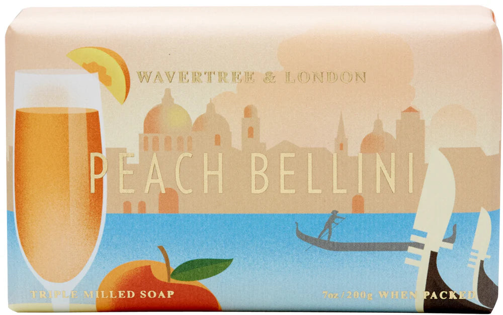 Peach Bellini soap bar