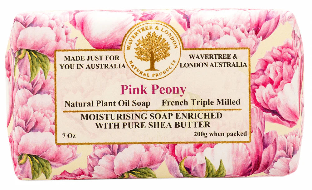 Pink Peony soap bar