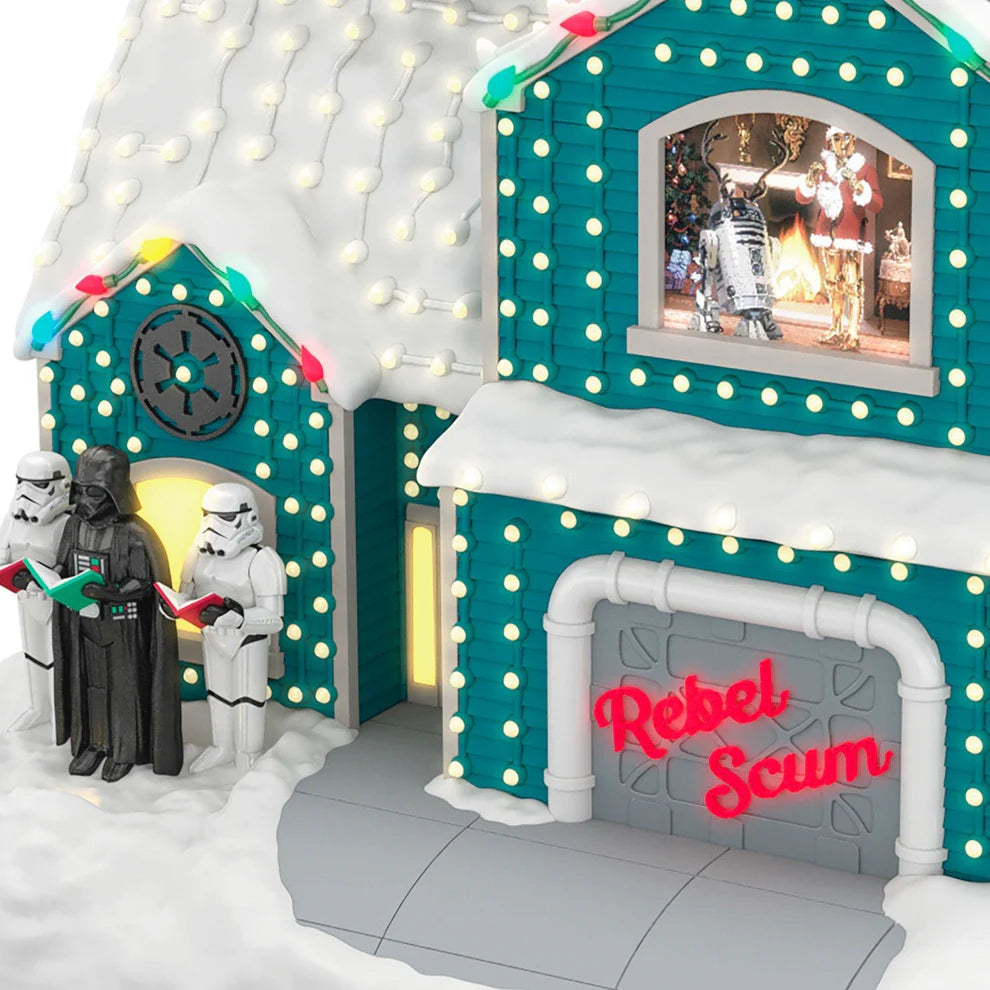 Star Wars The Merriest House in the Galaxy Musical Tabletop Decoration