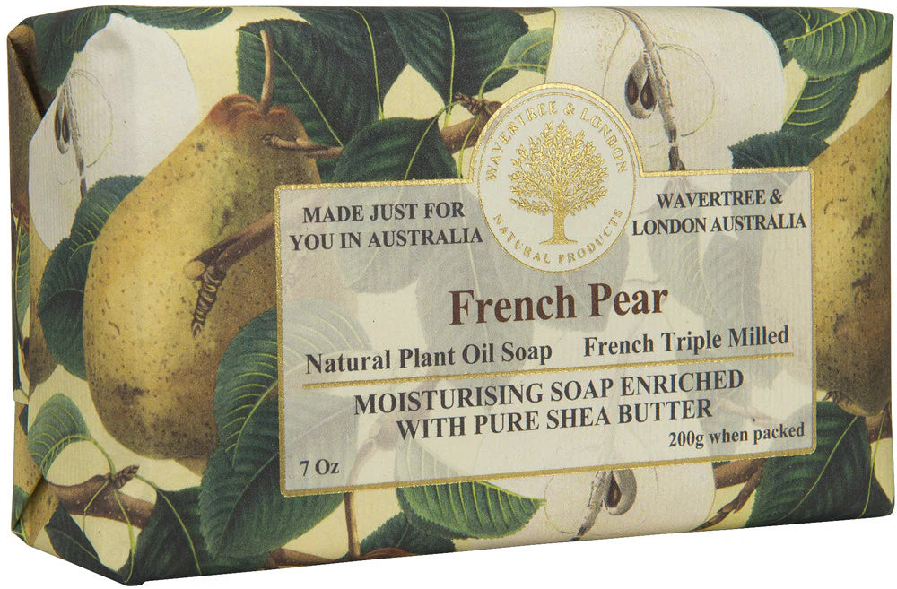 French Pear soap bar