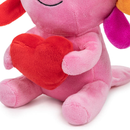 Axolotl With Heart Plush, 7.75