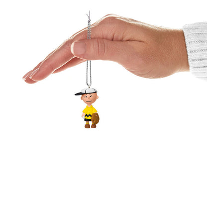 Mini The Peanuts® Gang Playing Catch Ornaments, Set of 2