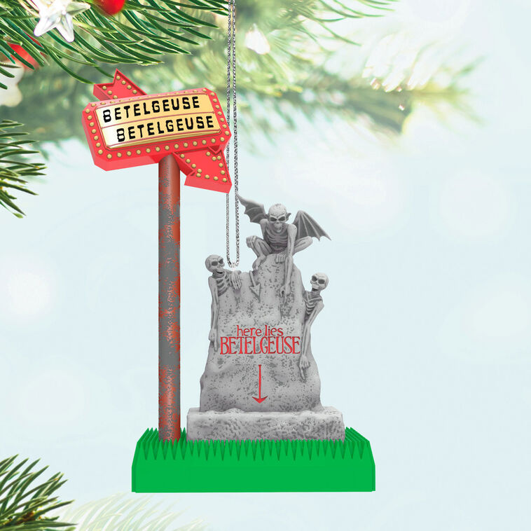 Beetlejuice™ Here Lies Beetlejuice™ Ornament With Light