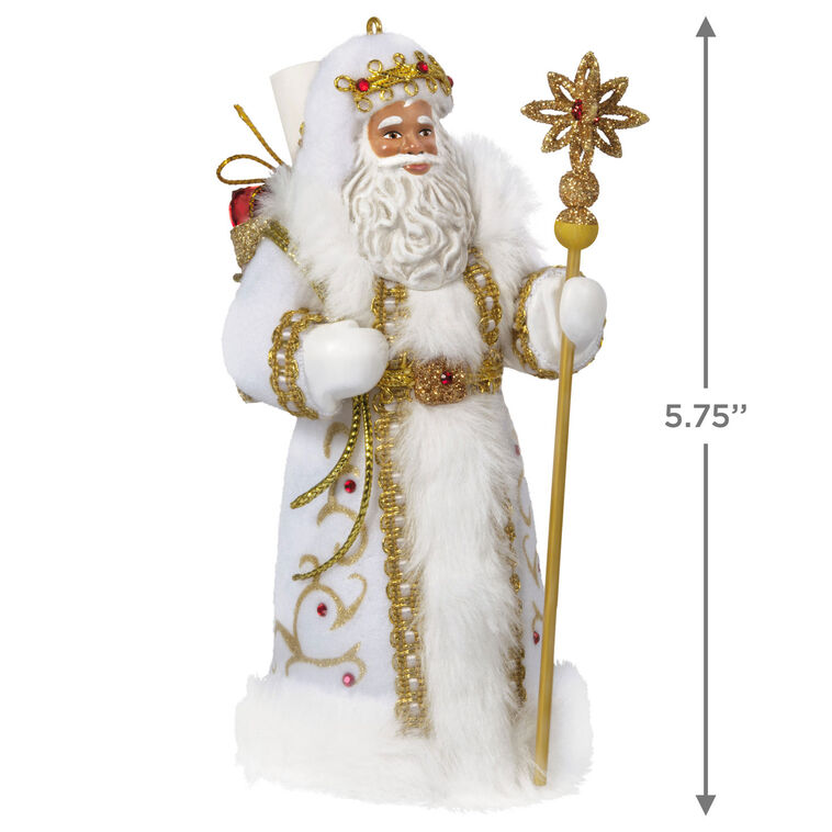 Black Father Christmas Ornament