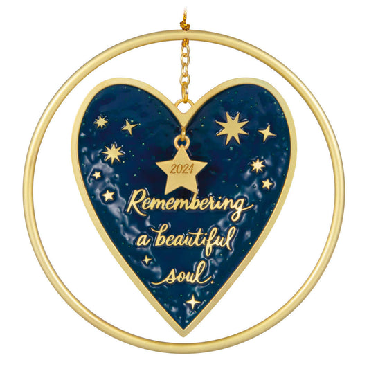 Remembering A Beautiful Soul 2024 Metal Ornament