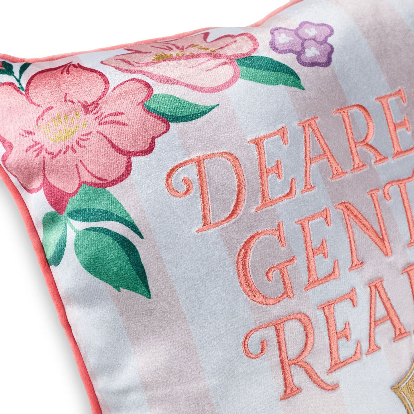 Bridgerton Dearest Gentle Reader Throw Pillow, 18x18