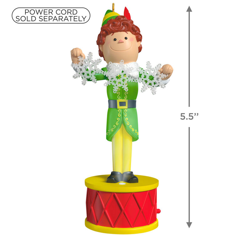 Elf Collection Buddy the Elf™ Ornament With Light and Sound