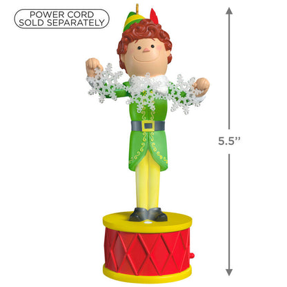 Elf Collection Buddy the Elf™ Ornament With Light and Sound