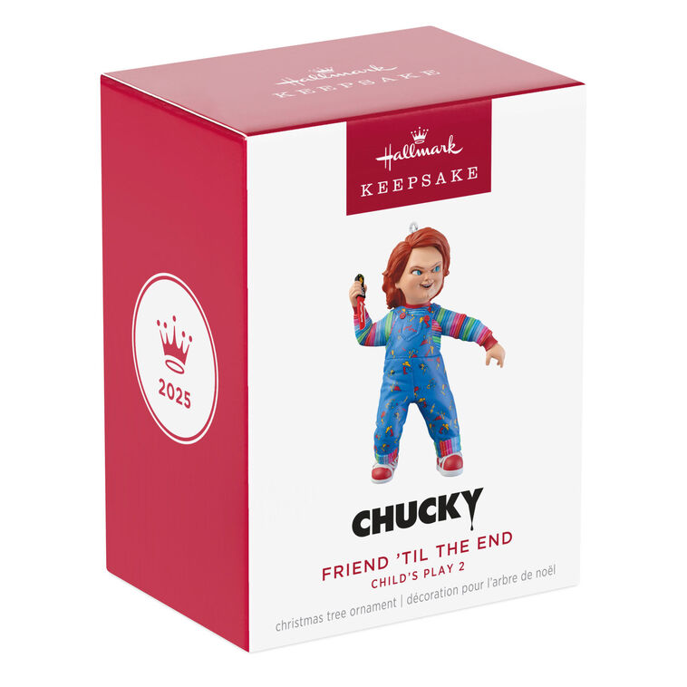 Child's Play 2 Friend 'Til the End Chucky Ornament