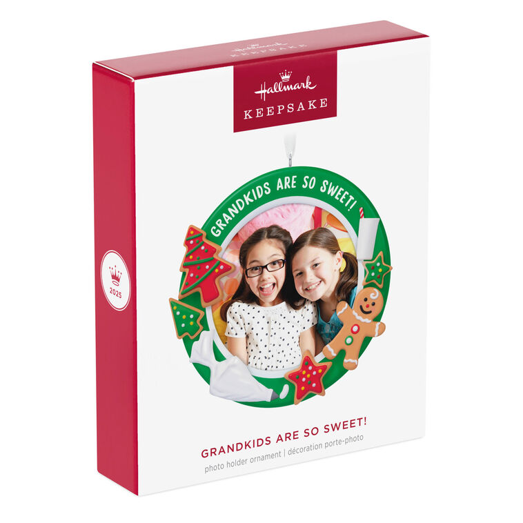 Grandkids Are So Sweet! Photo Frame Ornament