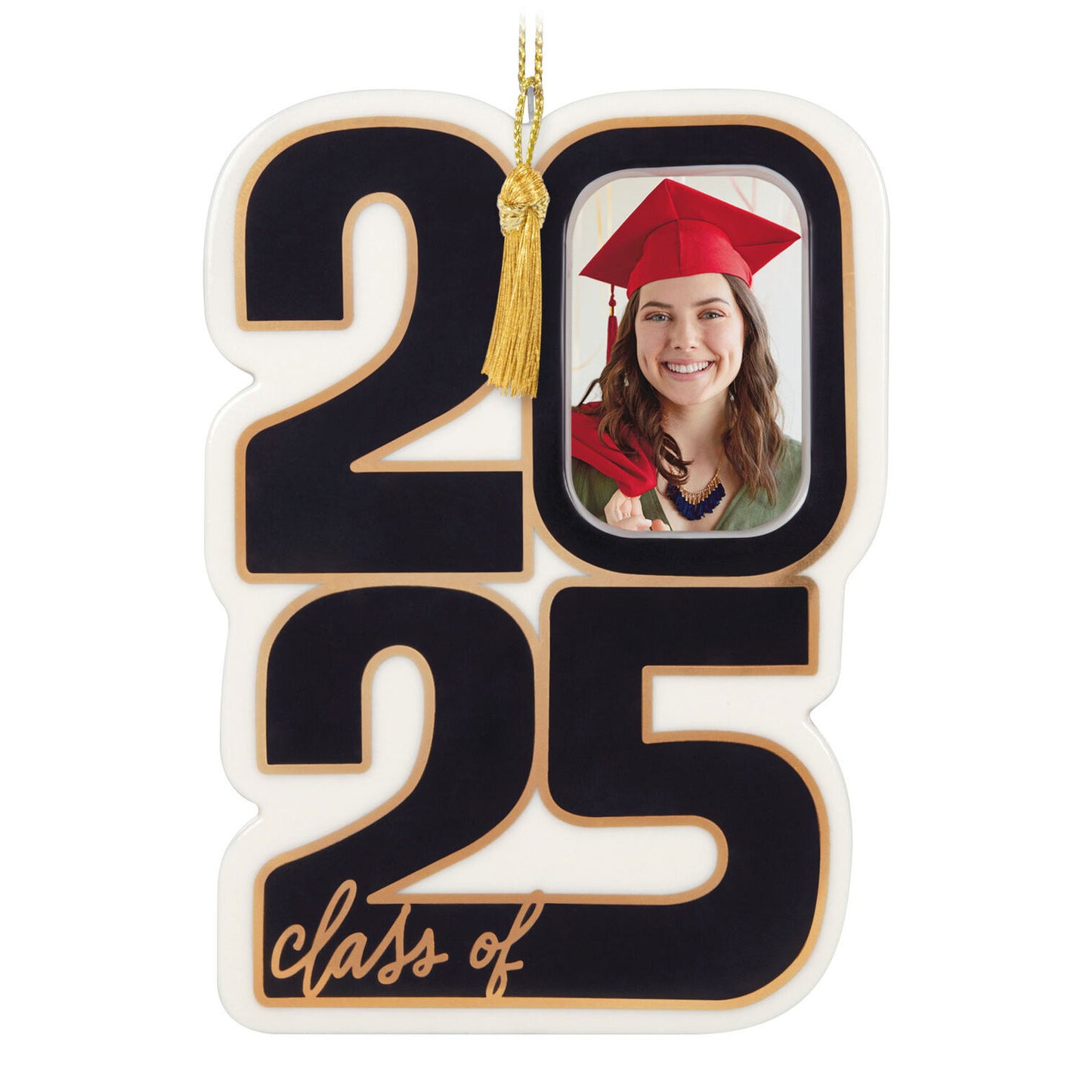 Class of 2025 Photo Frame Porcelain Ornament