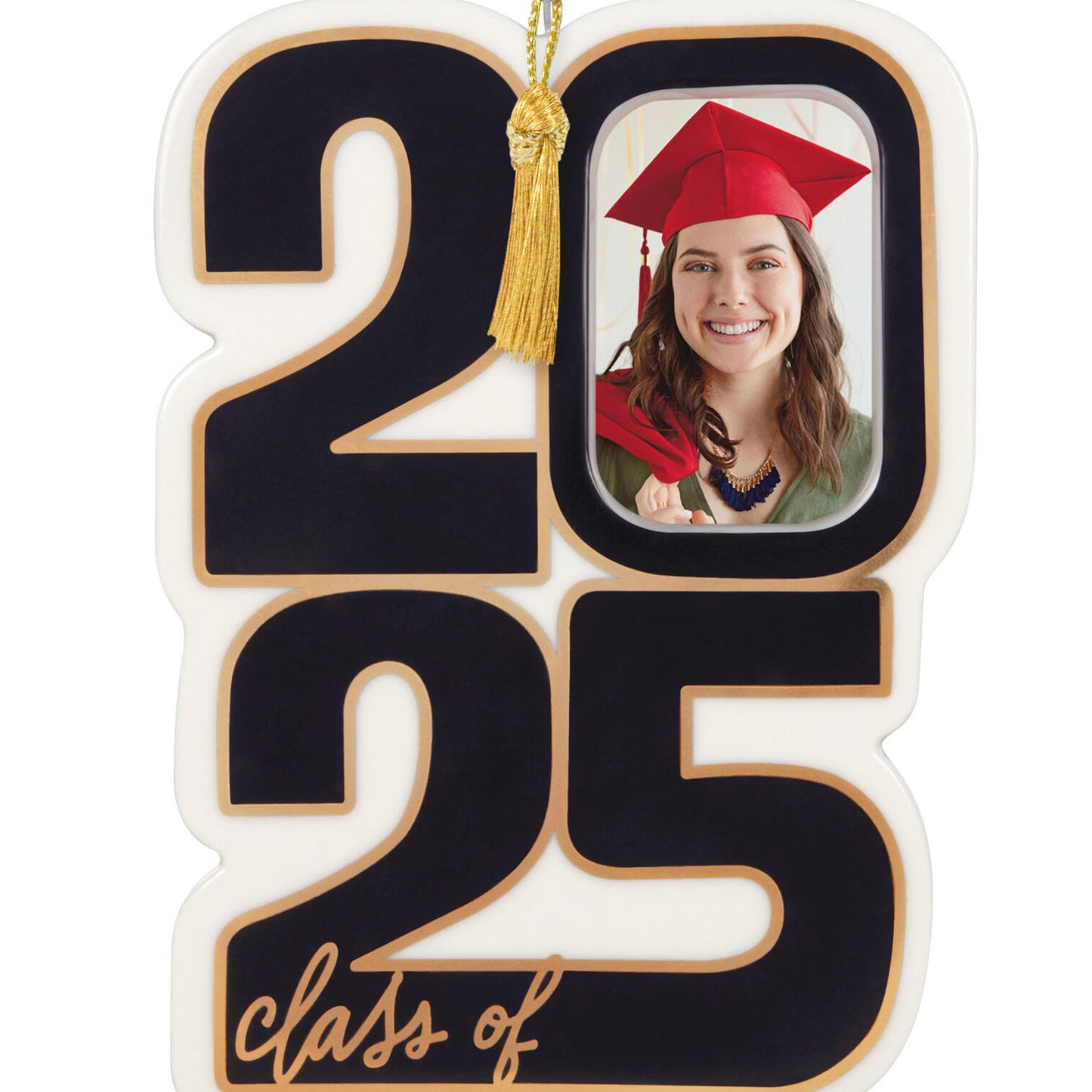 Class of 2025 Photo Frame Porcelain Ornament