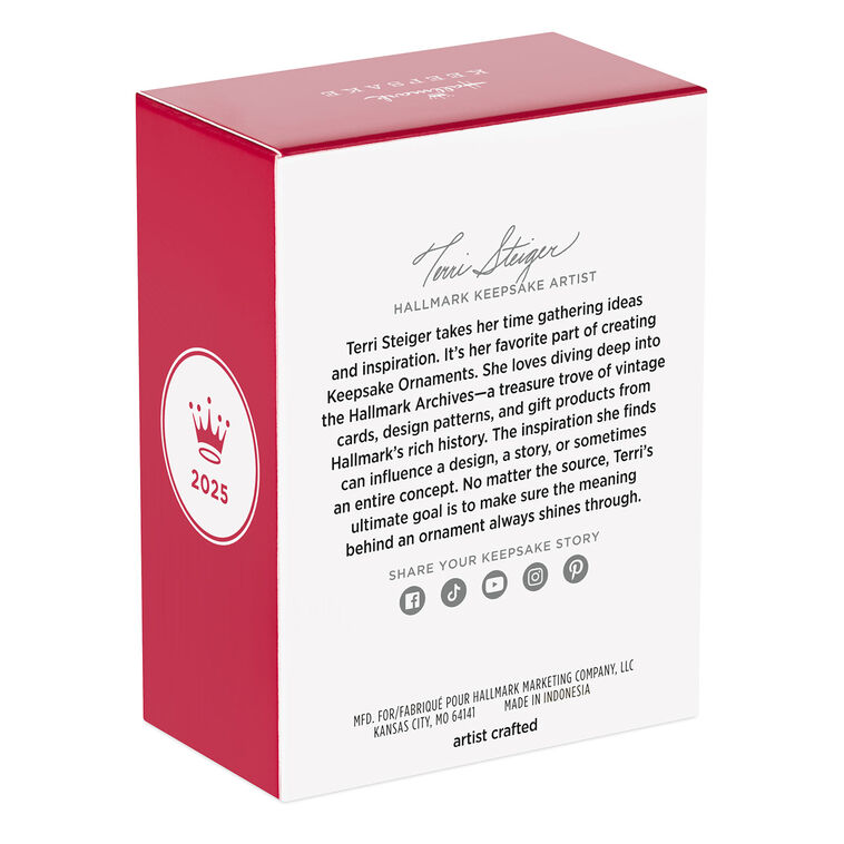 Corn Ho-Ho-Hole Ornaments, Set of 2