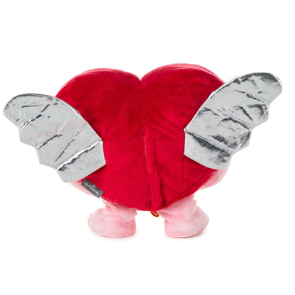 Cupid Heart Valentine's Day Musical Plush With Motion, 10" H