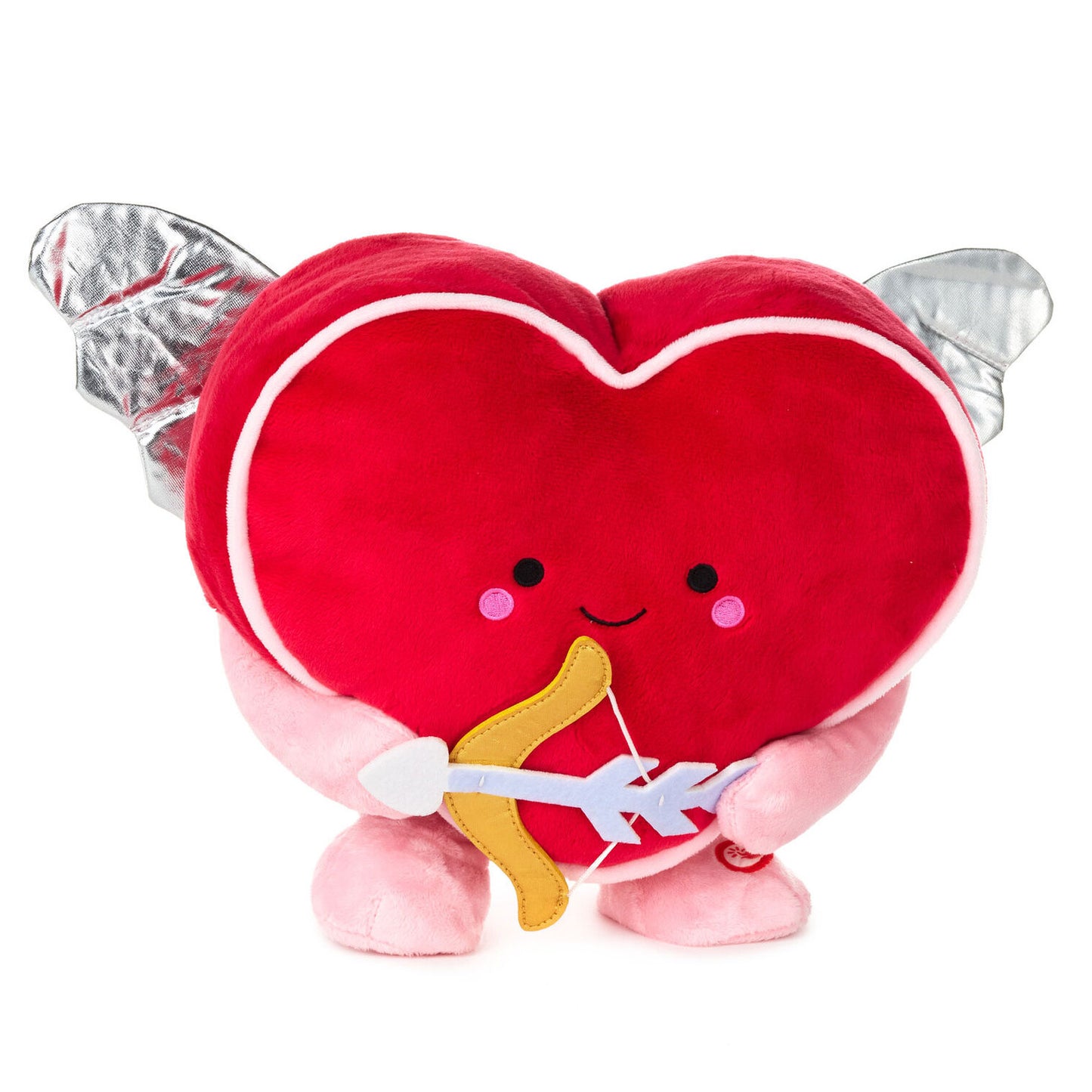 Cupid Heart Valentine's Day Musical Plush With Motion, 10" H