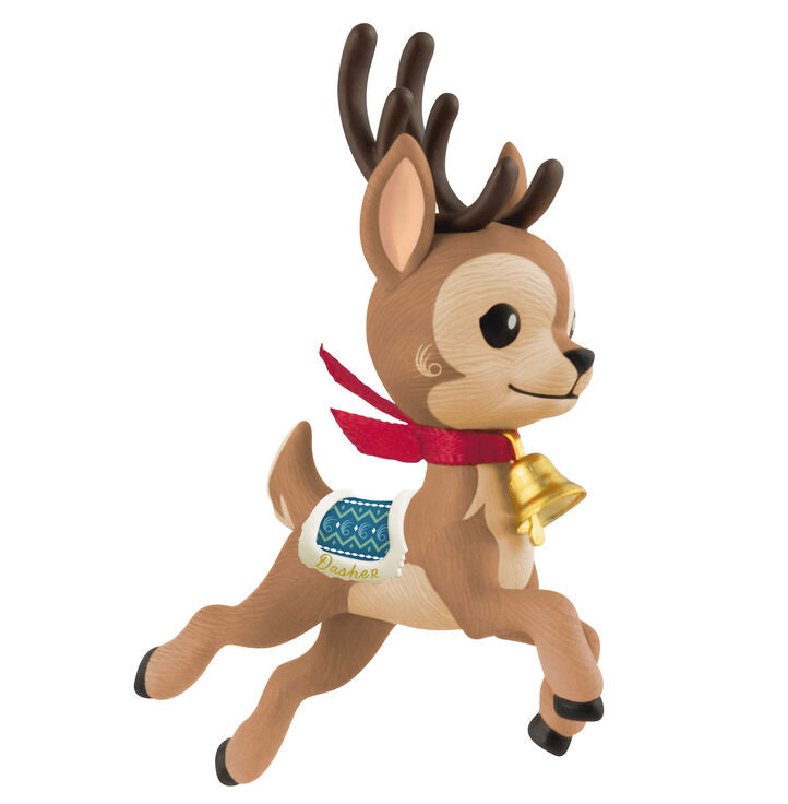 Eight Tiny Reindeer Dasher Ornament