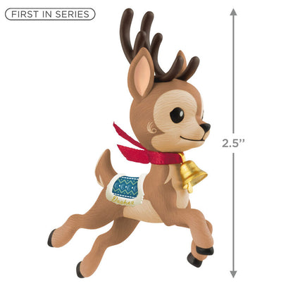 Eight Tiny Reindeer Dasher Ornament