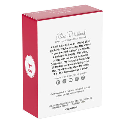 Eight Tiny Reindeer Dasher Ornament