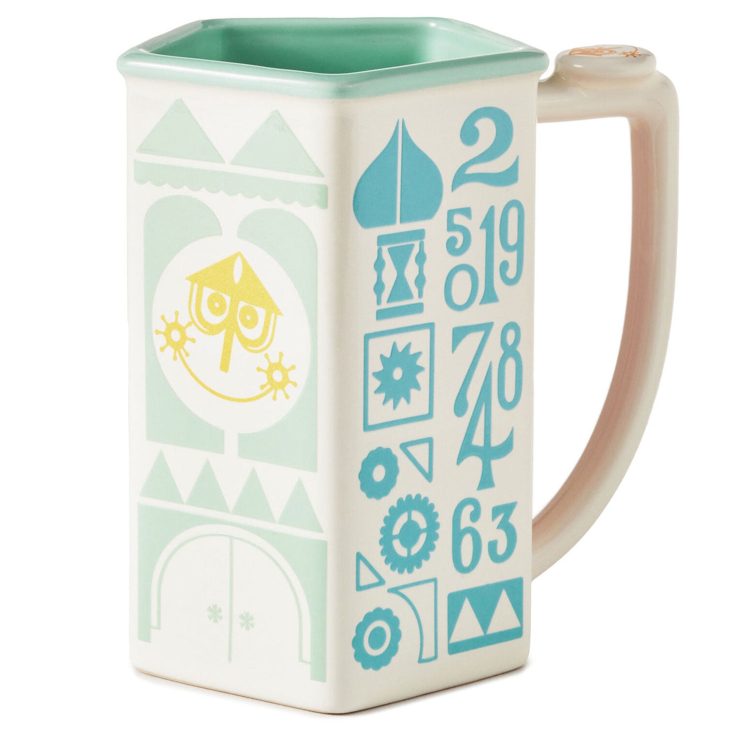 Disney It's a Small World 5-Sided Mug, 15 oz