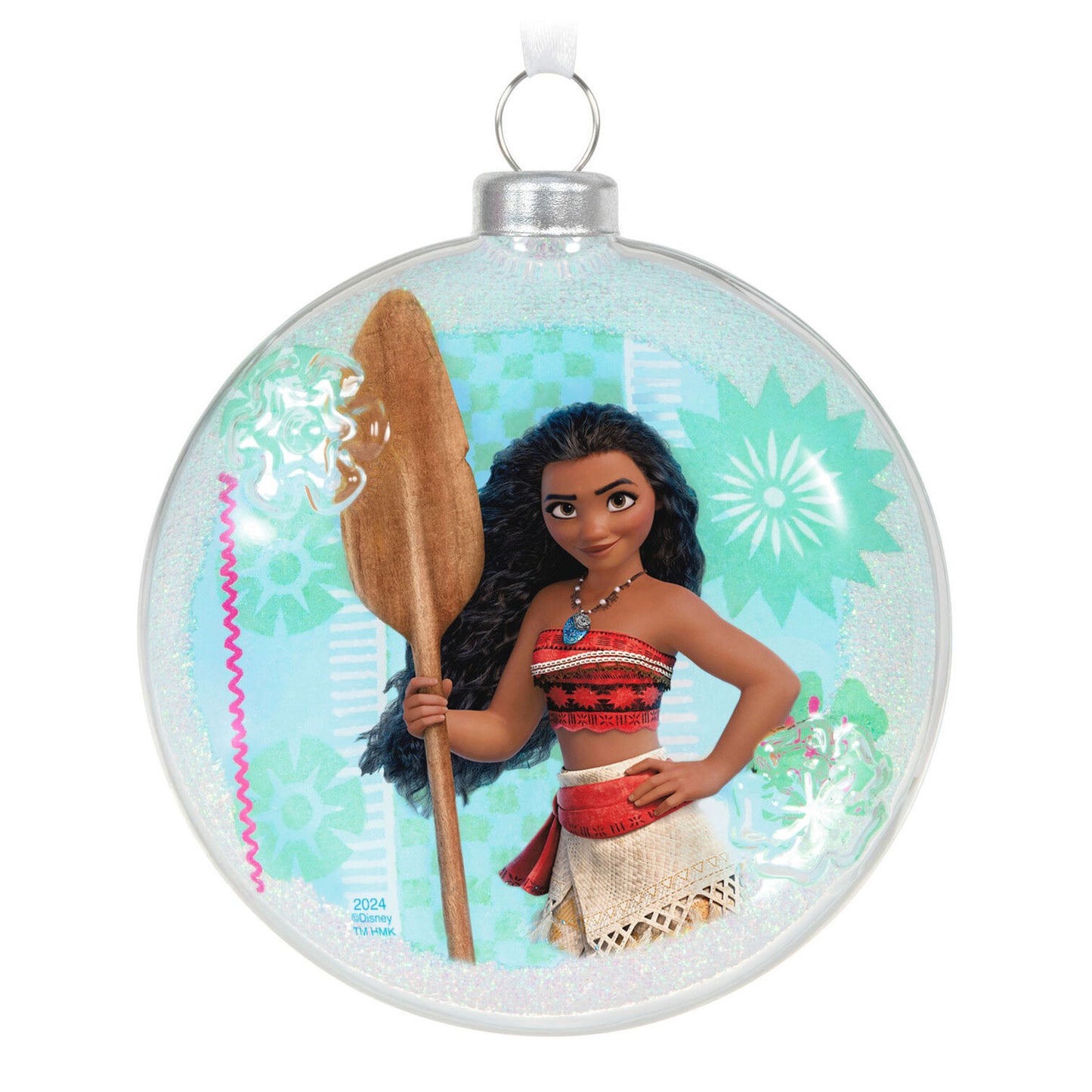 Disney Moana of Motunui Glass Ornament