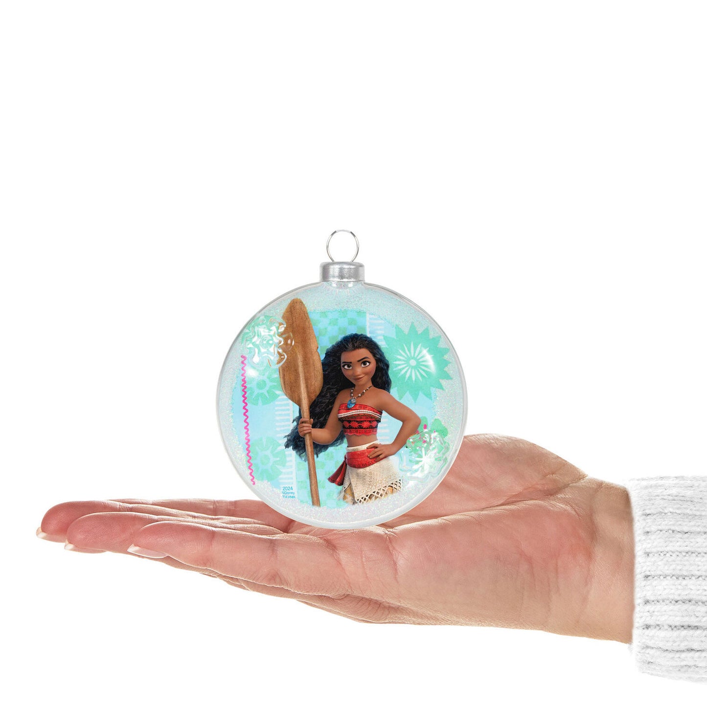 Disney Moana of Motunui Glass Ornament