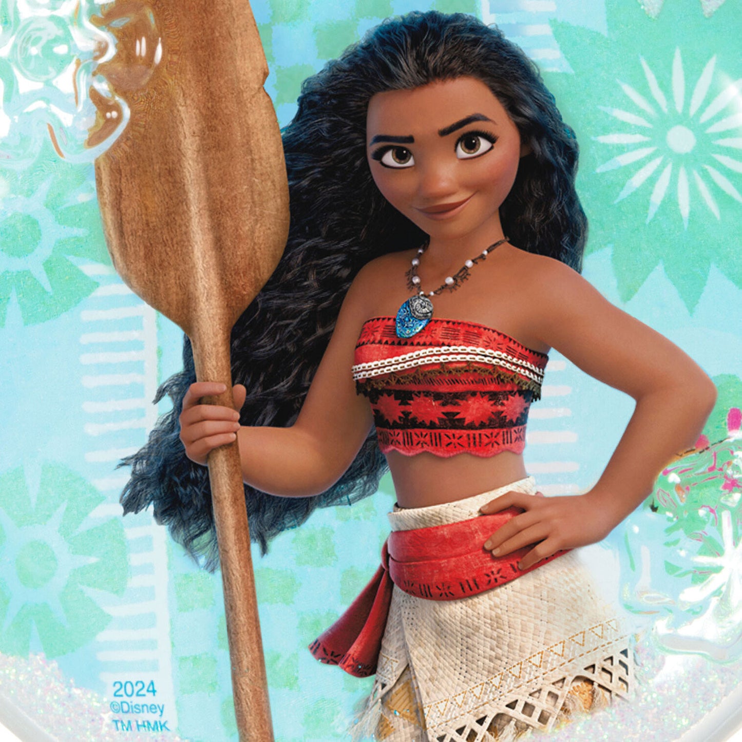 Disney Moana of Motunui Glass Ornament