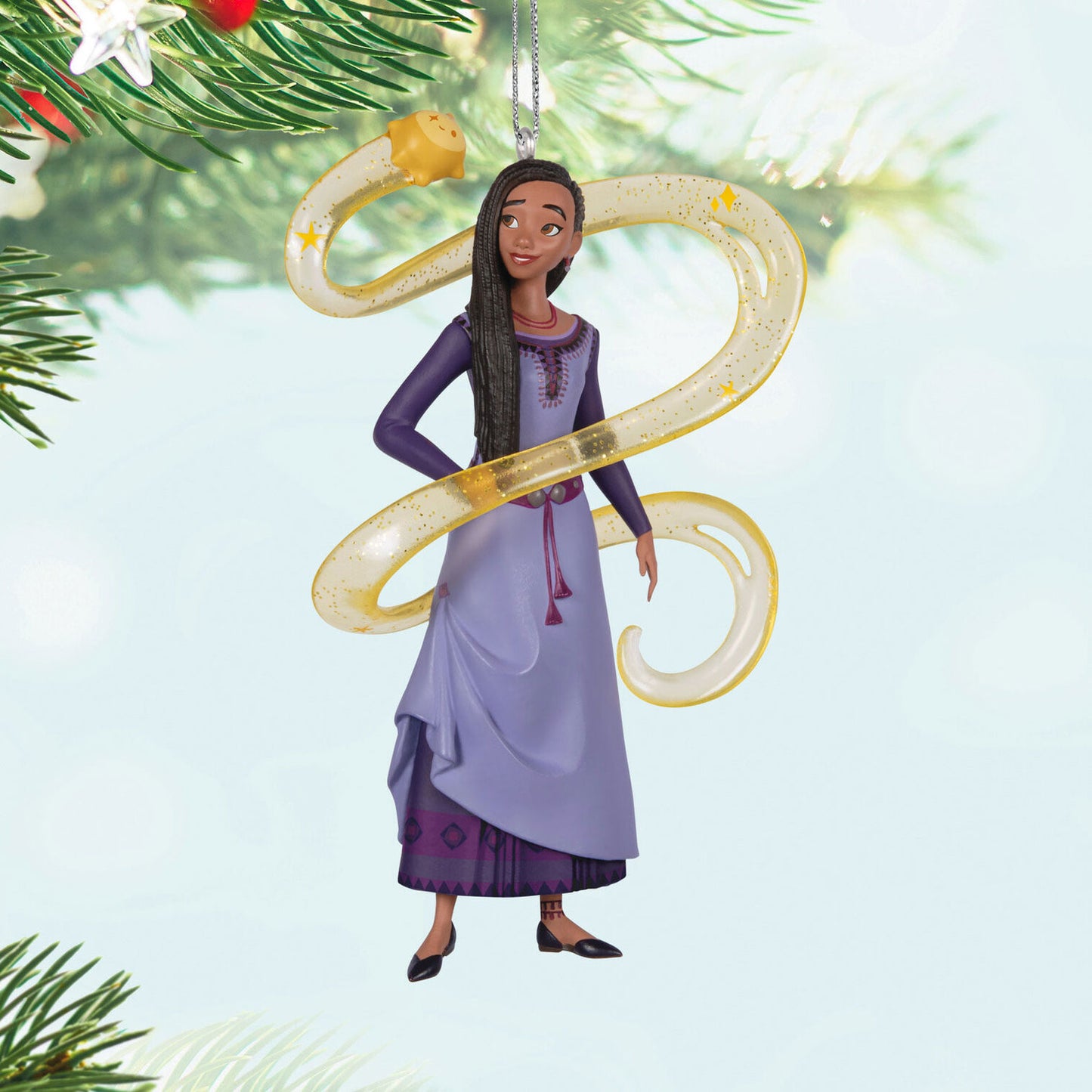 Disney Wish Asha and Star Ornament