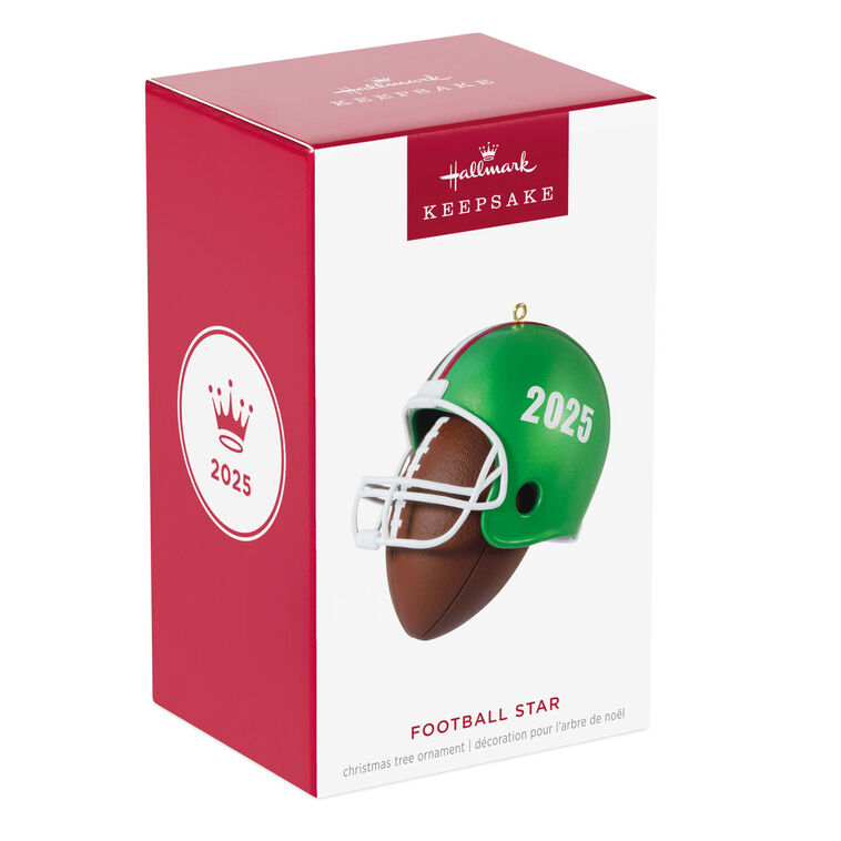 Football Star 2025 Ornament