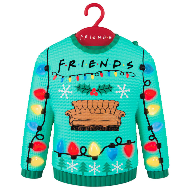 Friends Could We Be Any More Festive? Musical Ornament With Light