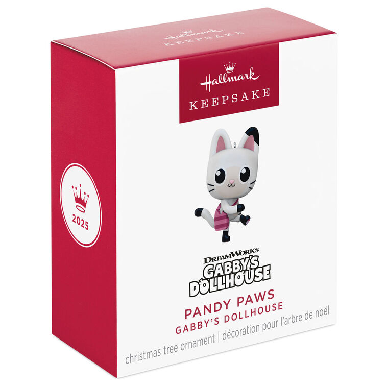 Mini Gabby's Dollhouse Pandy Paws Ornament, 1.25"