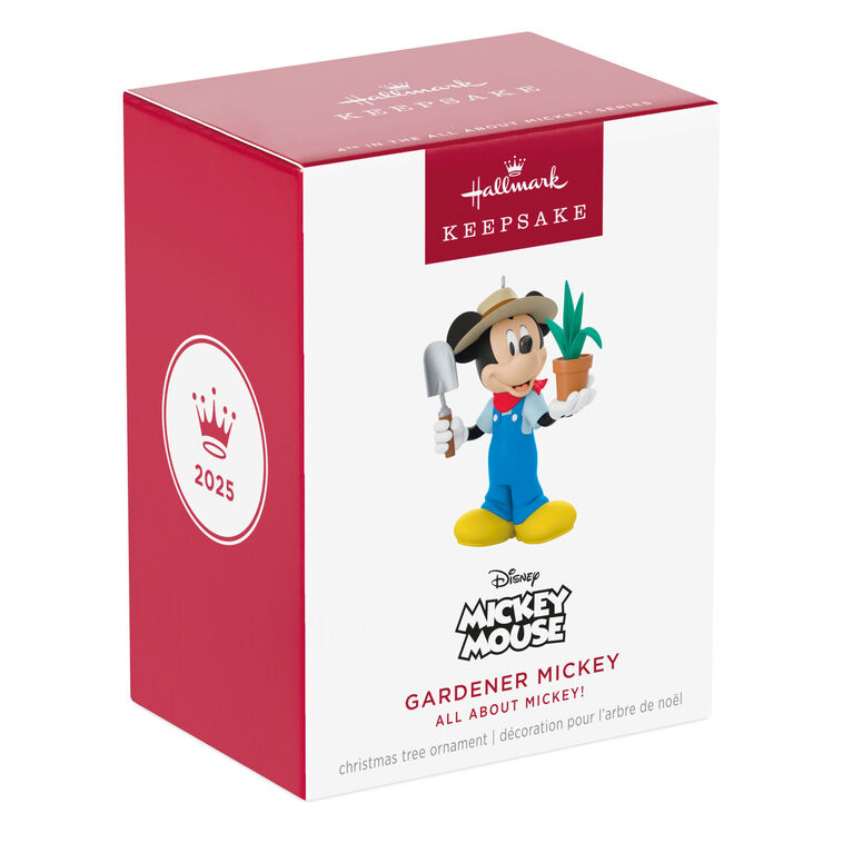 Disney All About Mickey! Gardener Mickey Ornament