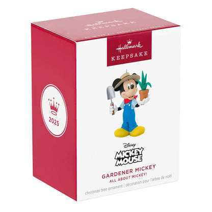 Disney All About Mickey! Gardener Mickey Ornament