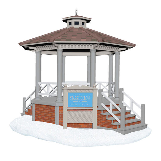 Gilmore Girls Stars Hollow Gazebo Musical Ornament