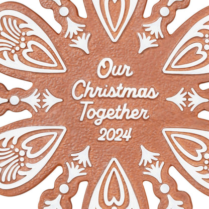 Our Christmas Together 2024 Porcelain Ornament