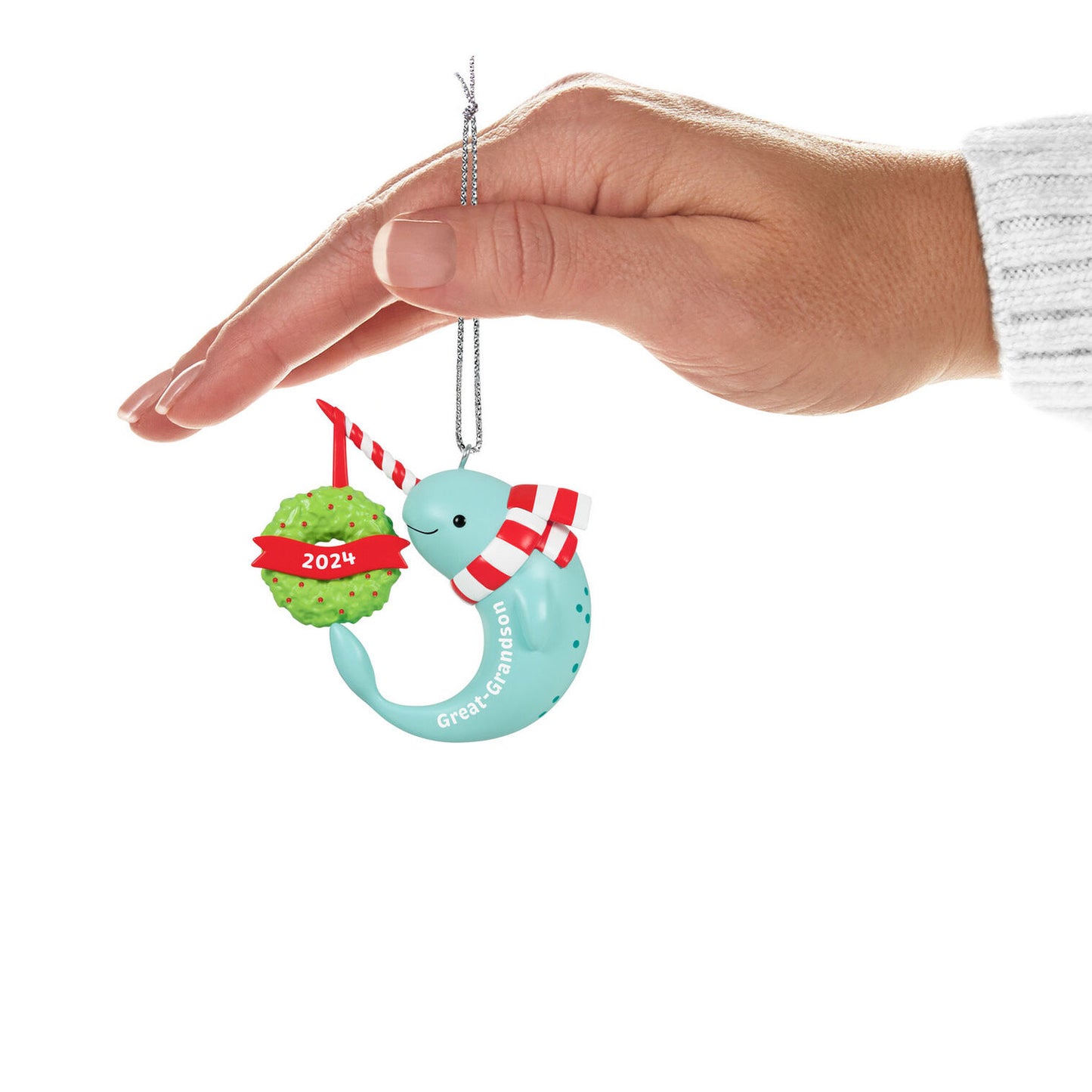 Great-Grandson Narwhal 2024 Ornament