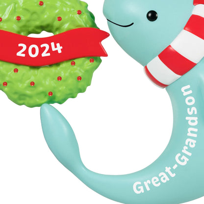 Great-Grandson Narwhal 2024 Ornament