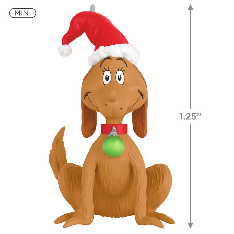 Mini Dr. Seuss's How the Grinch Stole Christmas!™ Merry Max Ornament, 1.25"