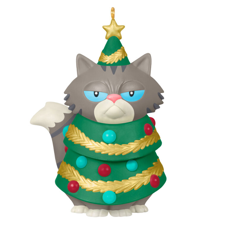 Festive Feline Ornament