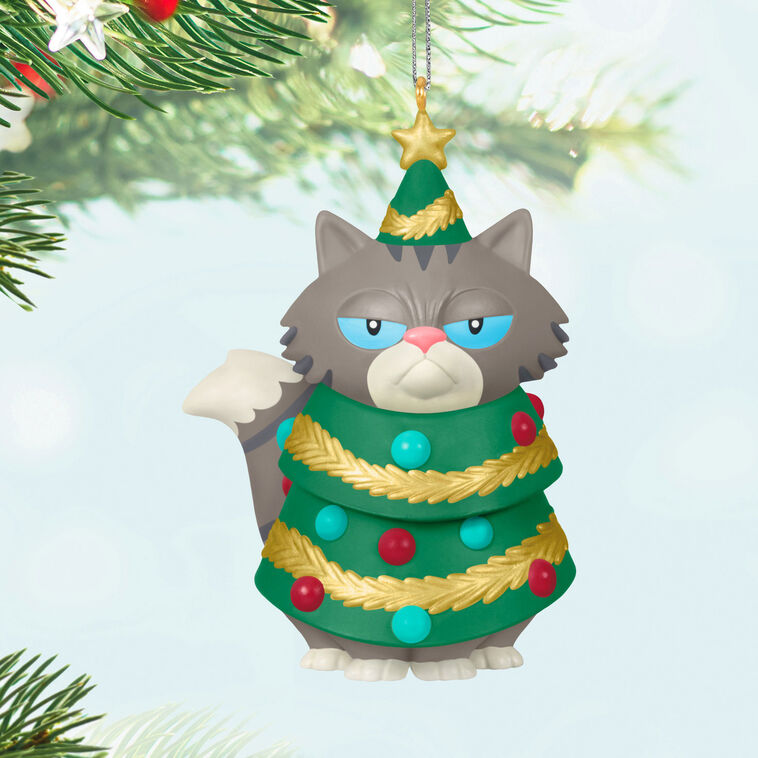 Festive Feline Ornament