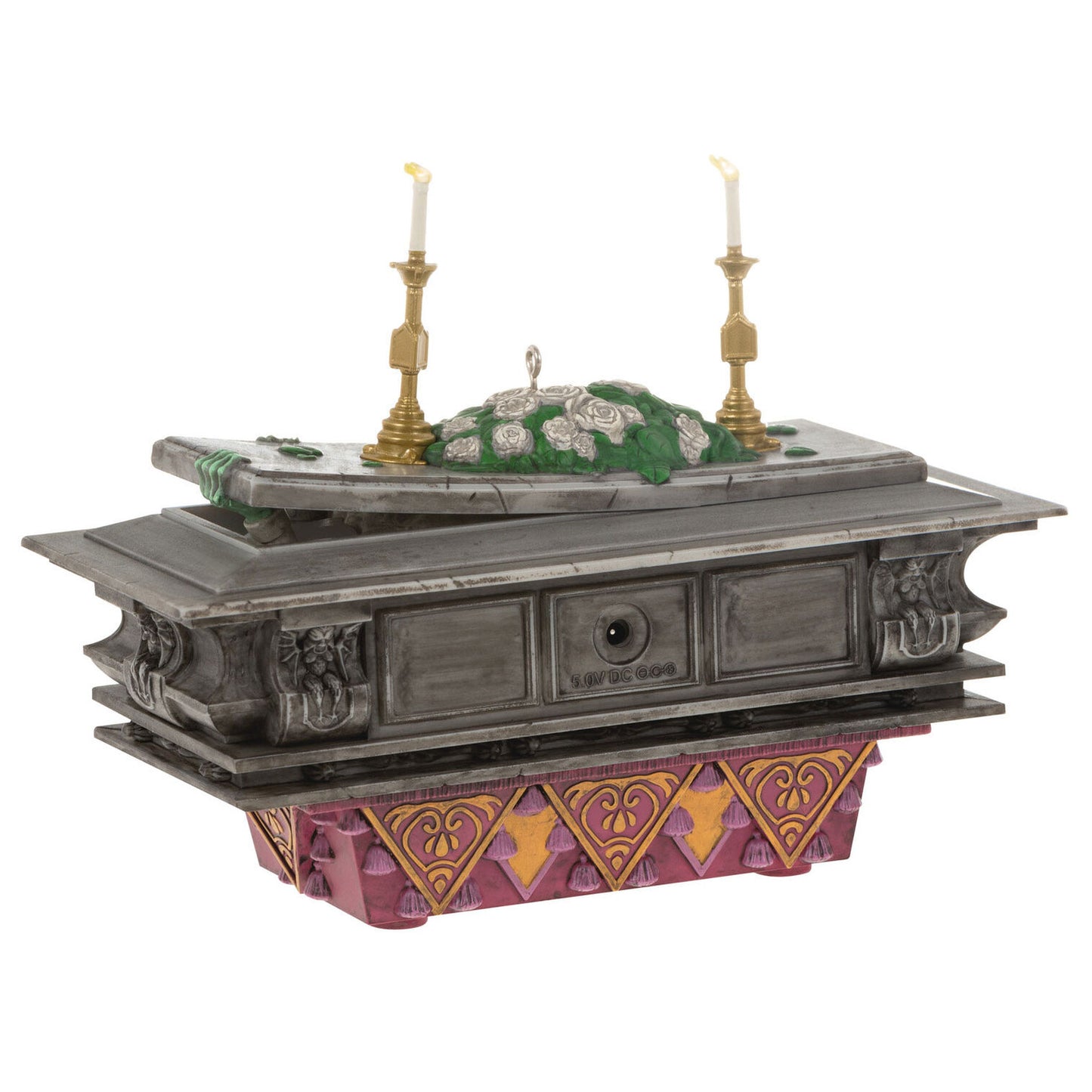 Disney The Haunted Mansion Collection The Coffin in the Conservatory Ornament With Light and Sound