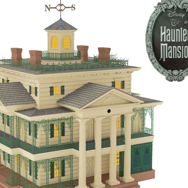 Disney The Haunted Mansion Collection Disneyland Manor Tree Topper With Light and Sound