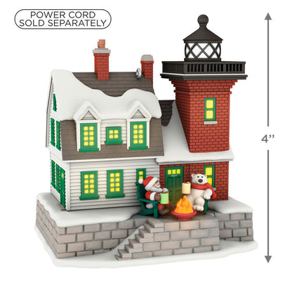 Holiday Lighthouse 2025 Ornament With Light