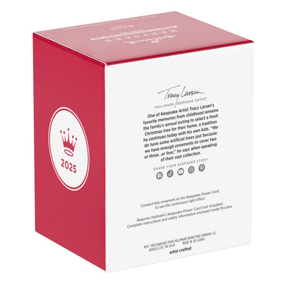 Holiday Lighthouse 2025 Ornament With Light