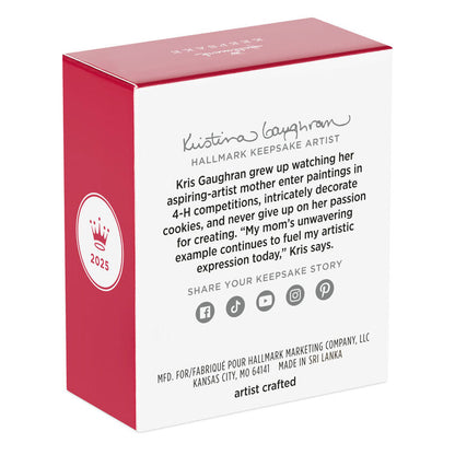 Mini Two Scoops of Fun Ornament, 0.75"