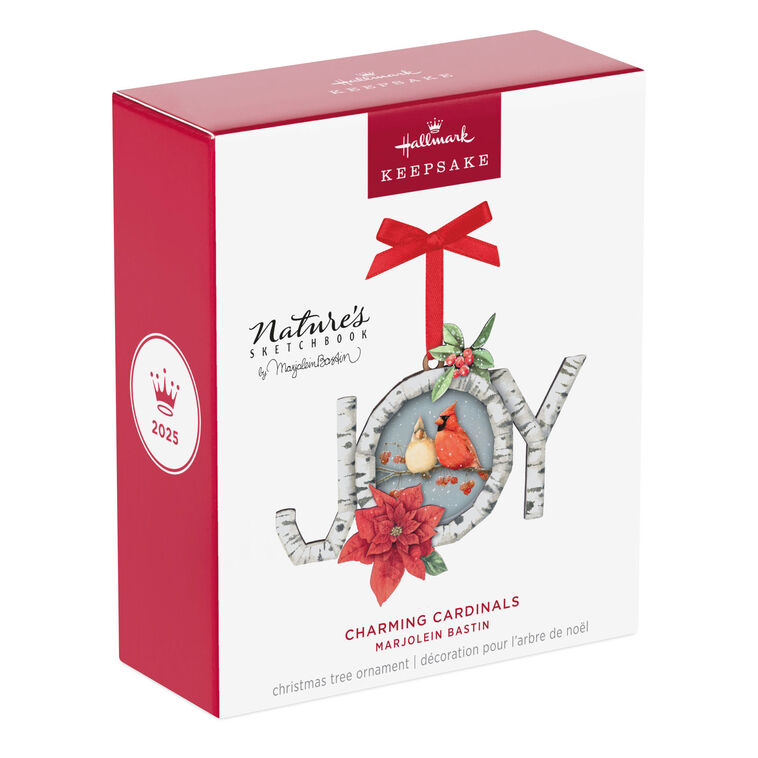 Marjolein Bastin Charming Cardinals Papercraft Ornament