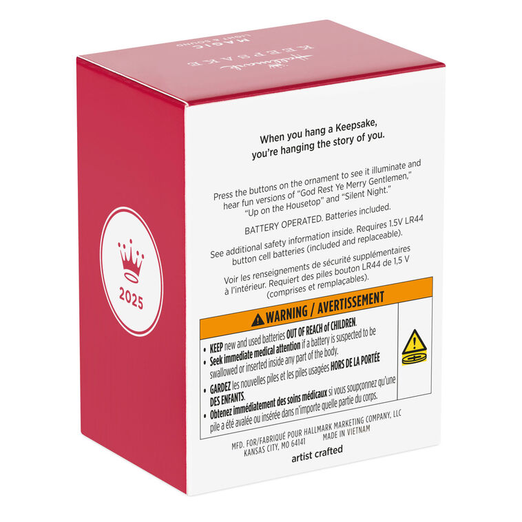 Jolly Jukebox Musical Ornament With Light