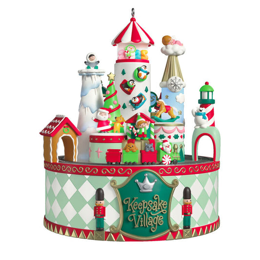 Keepsake Village Musical Ornament With Light and Motion