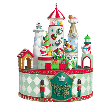 Keepsake Village Musical Ornament With Light and Motion