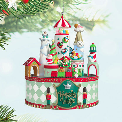 Keepsake Village Musical Ornament With Light and Motion