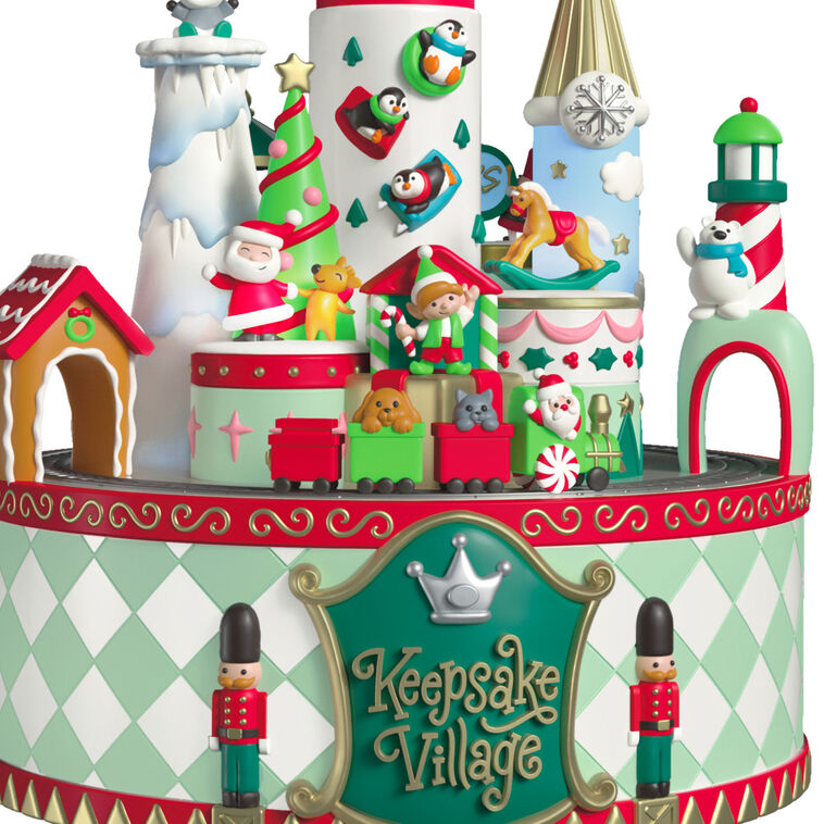 Keepsake Village Musical Ornament With Light and Motion